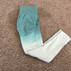 Astoria Activewear Blue Ombré High Waisted Leggings